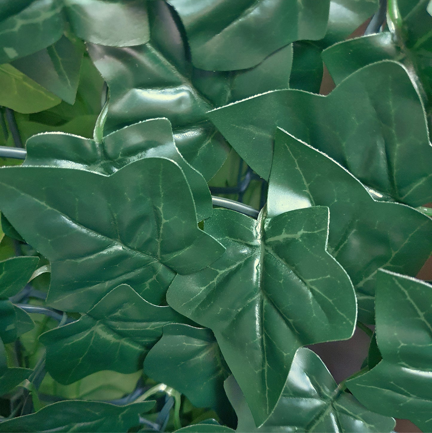 Premium Artificial Ivy Hedge Garden Fence Privacy Screening - Dark Green