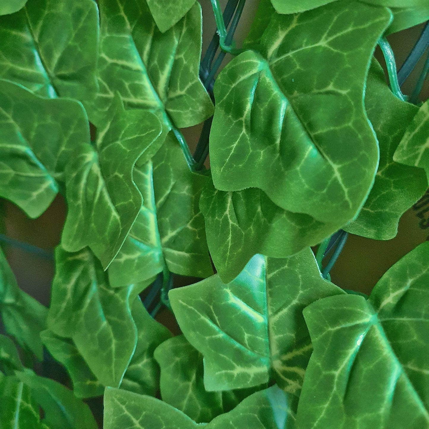 Premium Artificial Ivy Hedge Garden Fence Privacy Screening- Green - Evergreenery