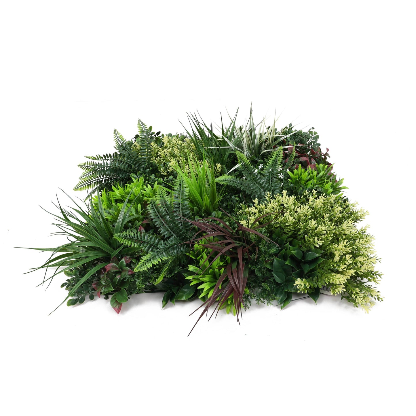Premium Artificial Plants Green Wall Panel 50 x 50cm - Carnival A - Evergreenery