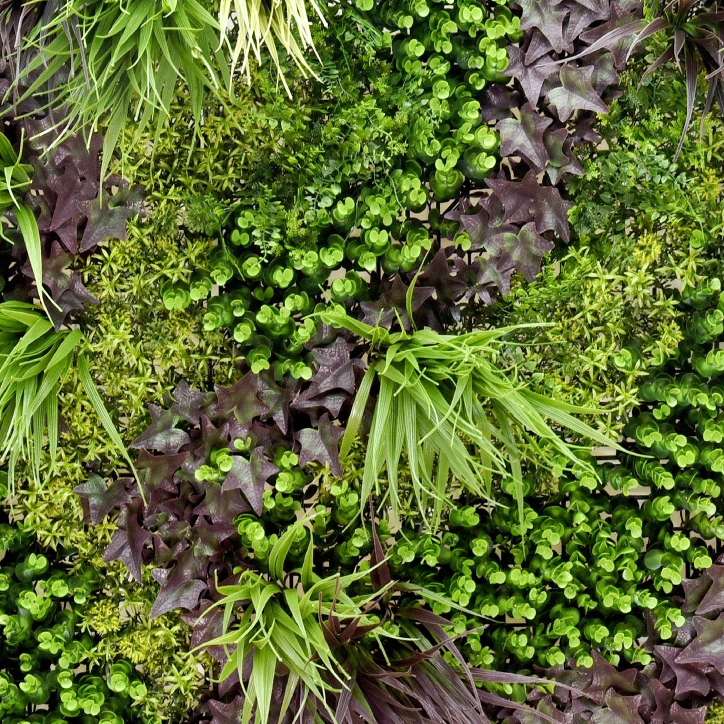 Premium Artificial Plants Green Wall Panel 1m x 1m - Monet - Evergreenery
