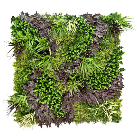 Premium Artificial Plants Green Wall Panel 1m x 1m - Monet - Evergreenery