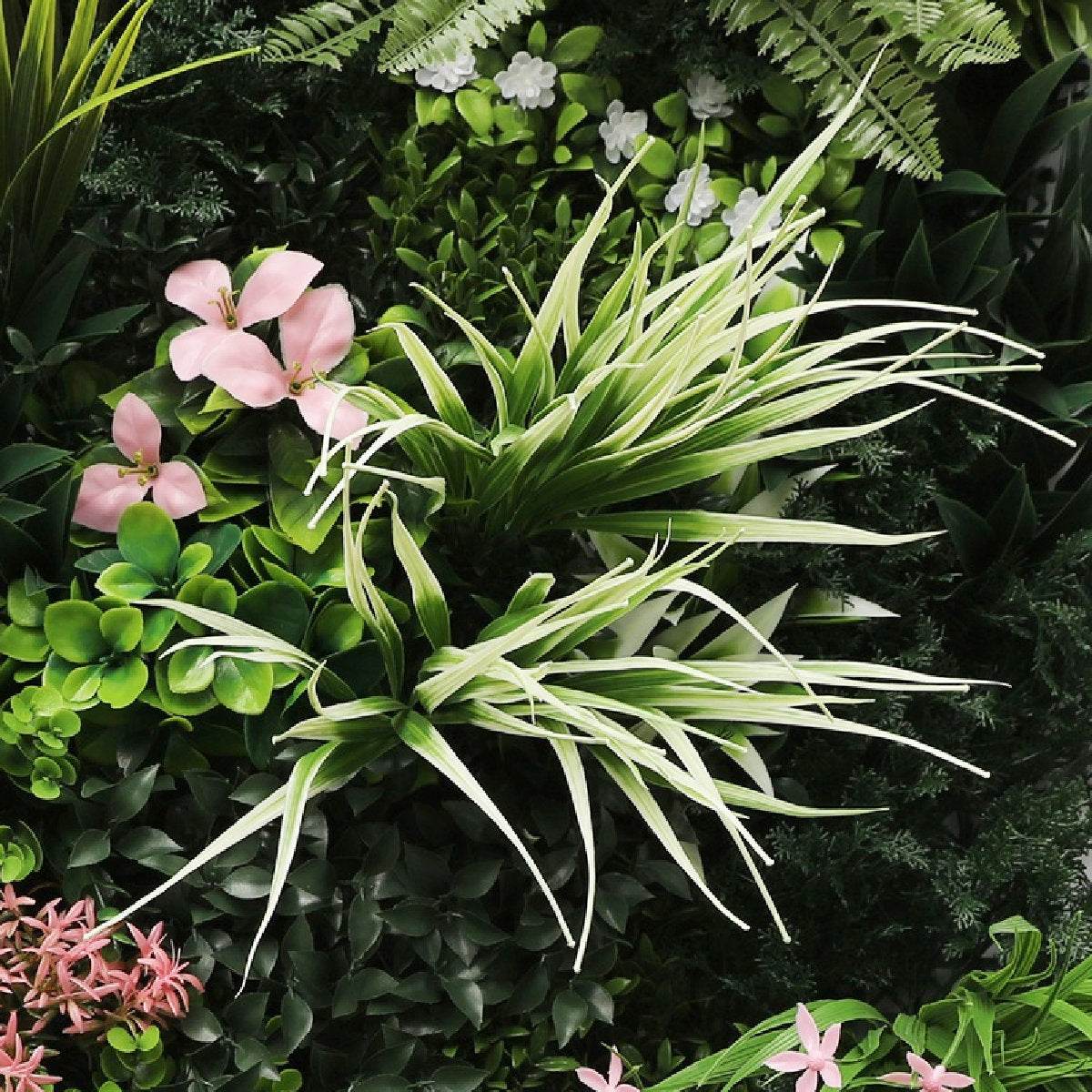 Combo of 3 Florence Premium Artificial Plants Green Wall Panels 1m x 50cm - Evergreenery