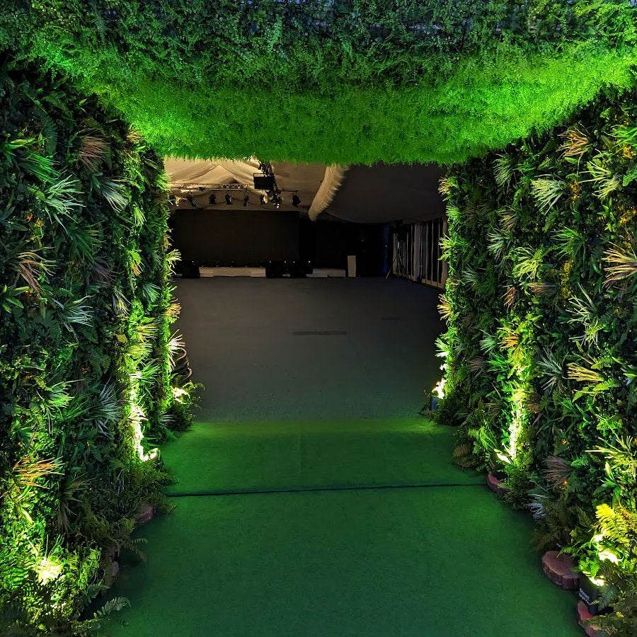Premium Artificial Green Wall Panel 1m x 1m - Spring - Evergreenery