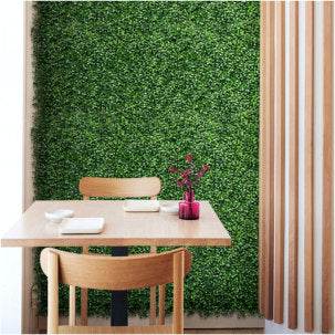 Boxwood Artificial Living Wall Hedge Mat Green 50cm x 50cm - Evergreenery