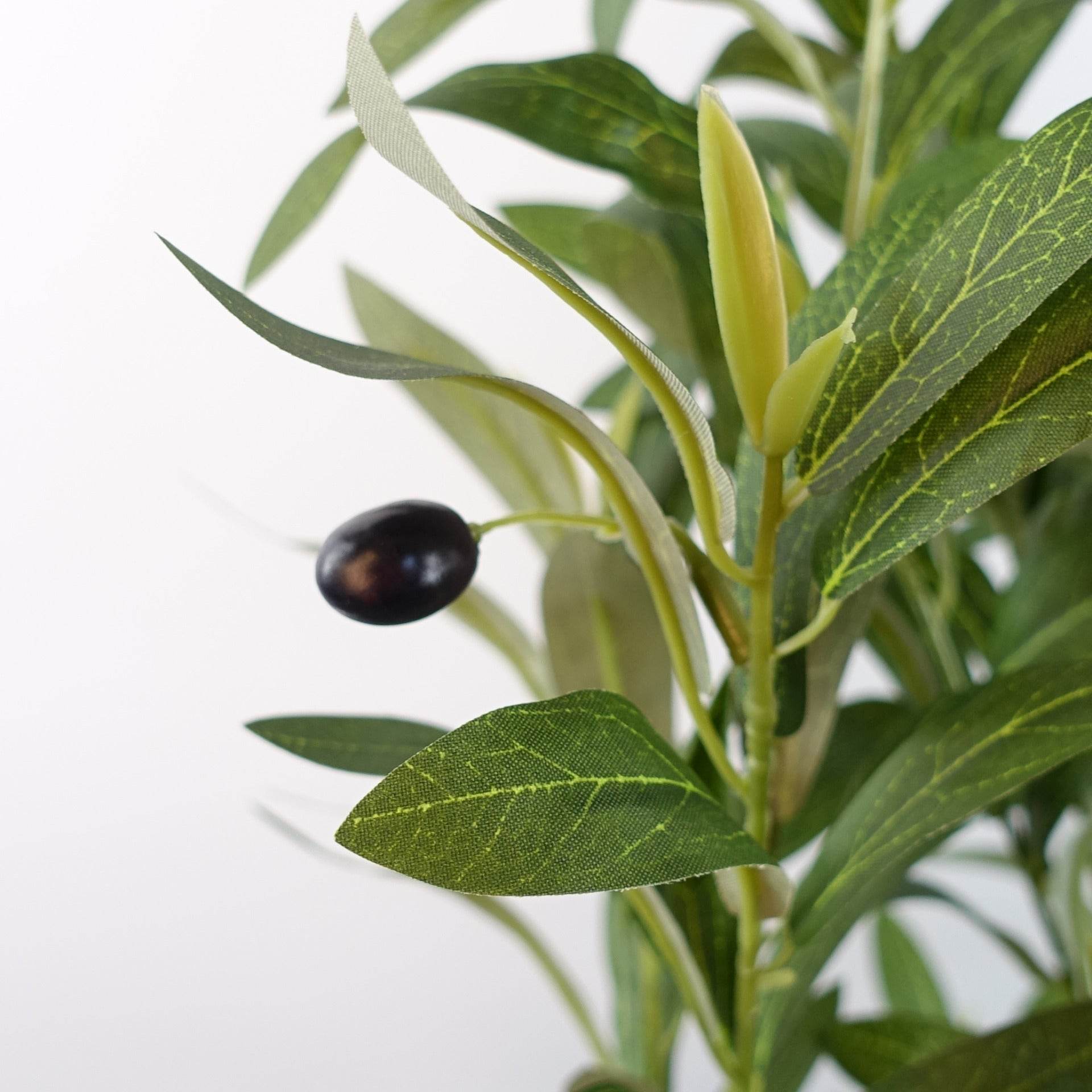 Artificial Olive Tree Faux Silk Lifelike Leaves 180cm - Evergreenery