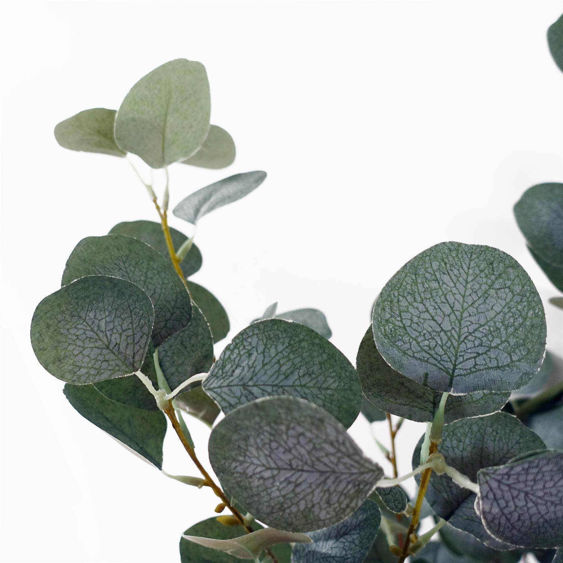 Premium Artificial Eucalyptus Tree Faux Silver Dollar Leaves 150cm - Evergreenery