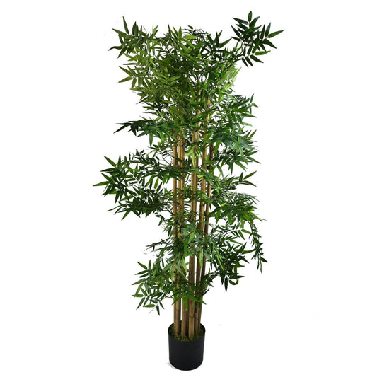 Artificial Oriental Bamboo Tree Plant Faux Silk Leaves 150cm (5ft) - Evergreenery