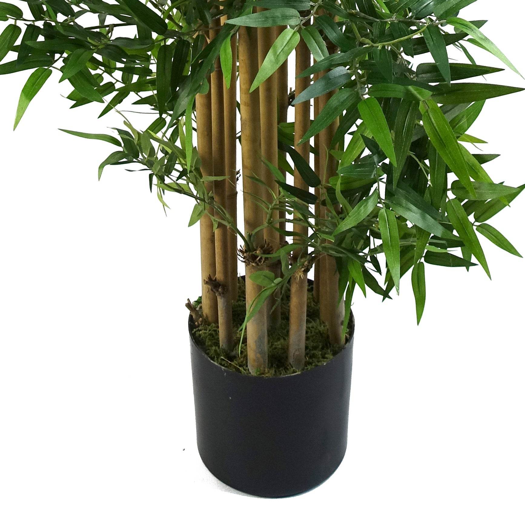 Artificial Oriental Bamboo Tree Plant Faux Silk Leaves 120cm (4ft) - Evergreenery