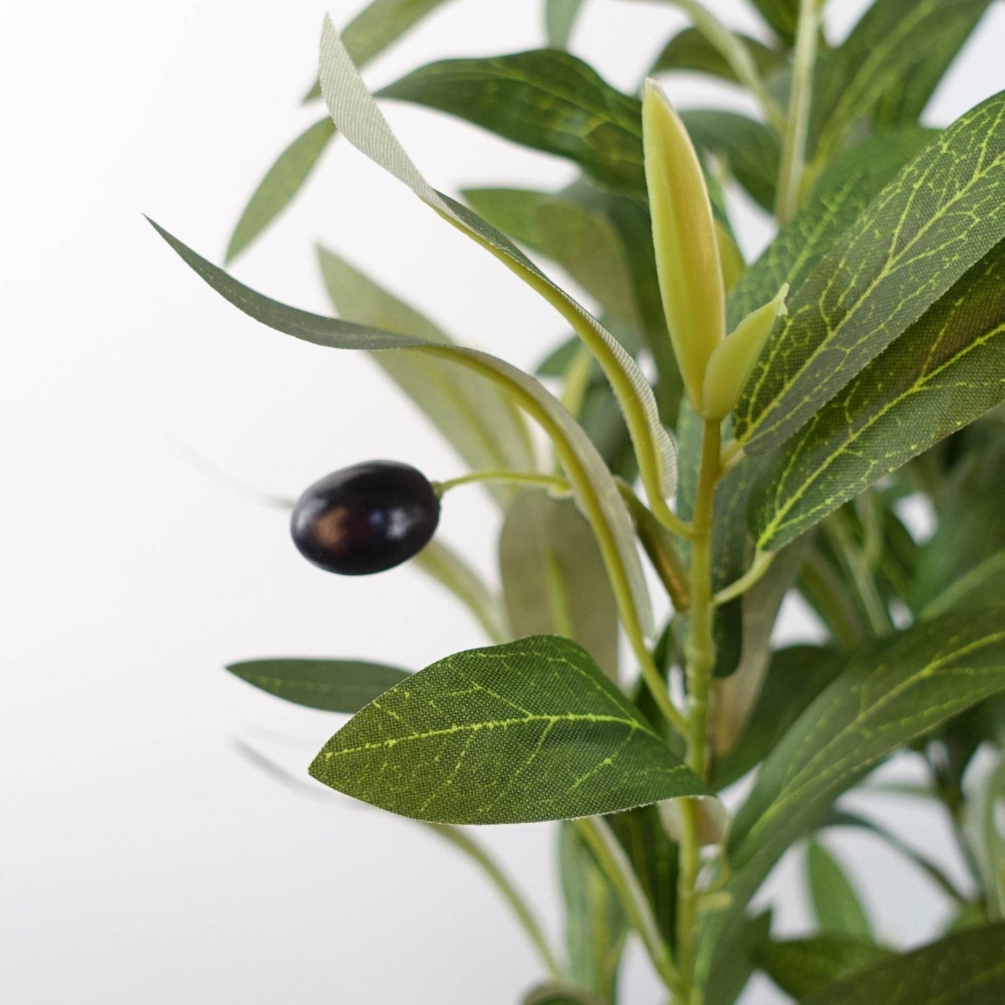 Artificial Olive Tree Faux Silk Lifelike Leaves 120cm - Evergreenery