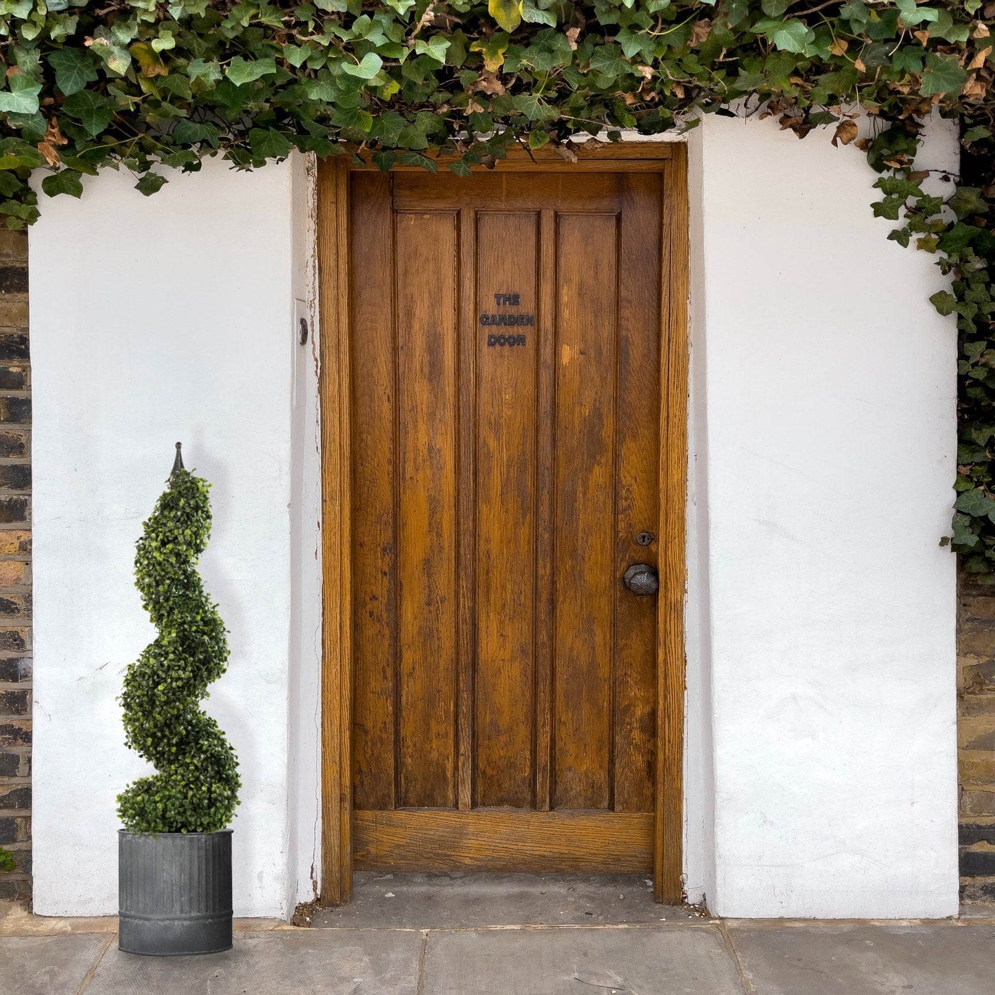 Artificial Topiary Spiral Boxwood Tree 90cm - Evergreenery