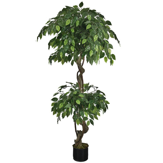 Artificial Twisted Ficus Tree 150cm - Evergreenery
