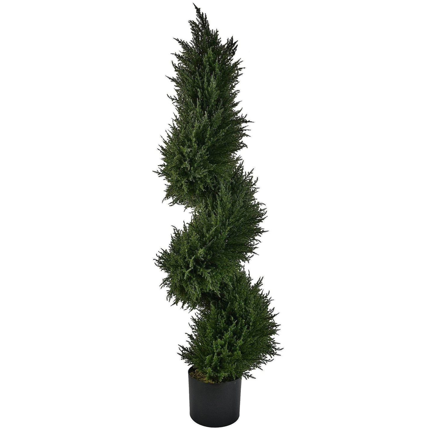 Artificial Cypress Spiral Topiary Tree 120cm - Evergreenery