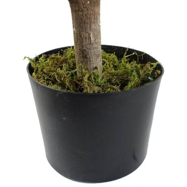 Artificial Topiary Triple Buxus Ball Tree 120cm UV Resistant - Evergreenery