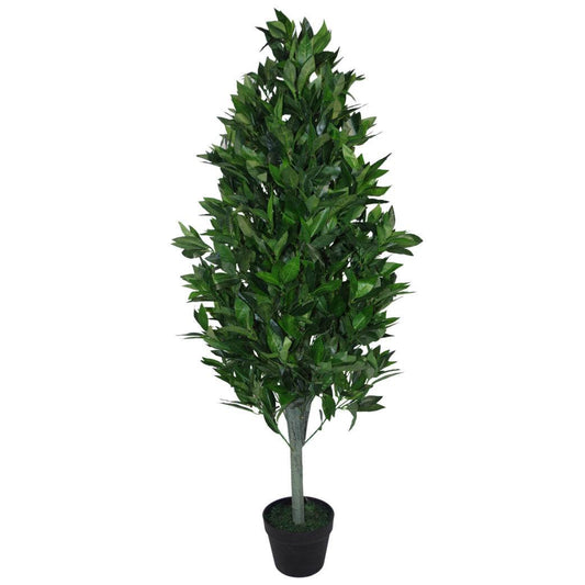 Artificial Topiary Bay Tree Pyramid Cone 120cm - Evergreenery