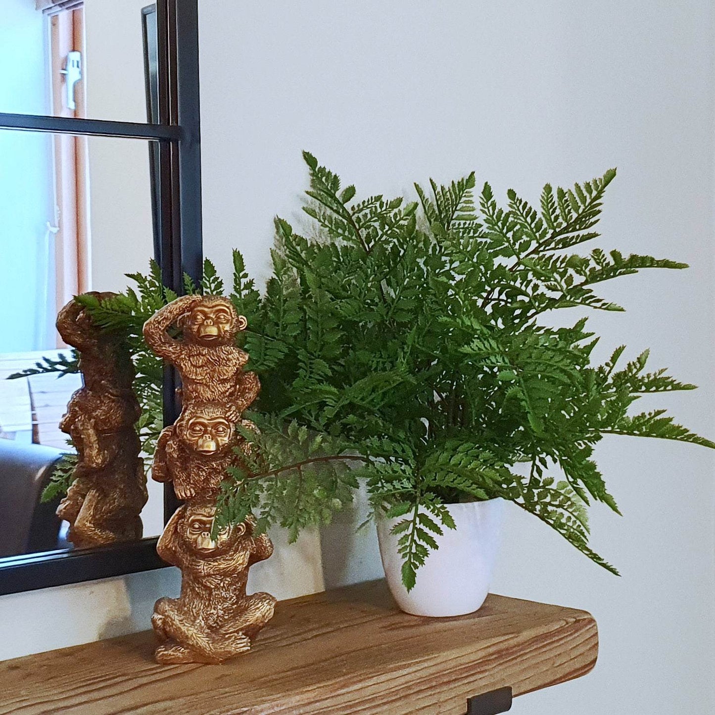Artificial Southern Wood Fern Potted Plant 30cm - Evergreenery