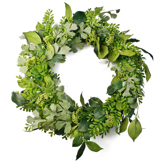 Fern Leaf Wreath 50cm - Evergreenery