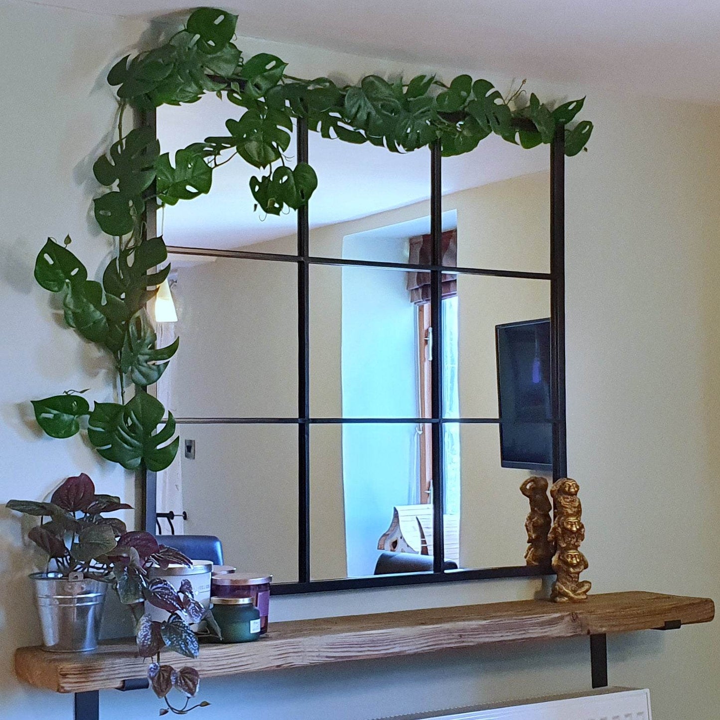 Artificial Monstera Hanging Trailing Vine 180cm - Evergreenery