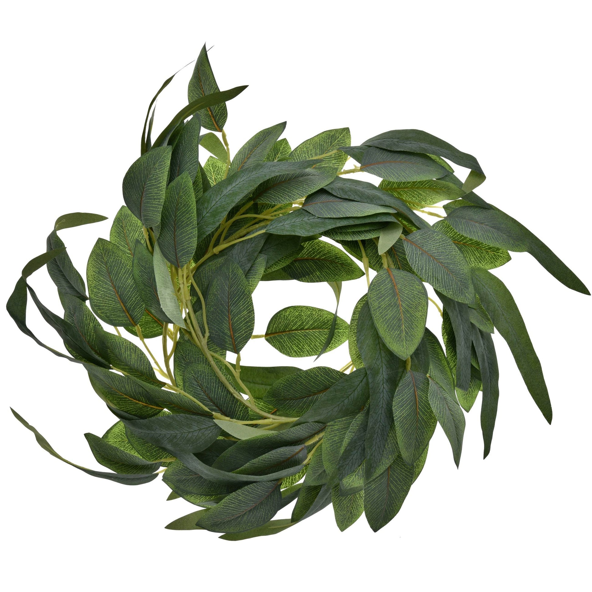 Artificial Eucalyptus Garland Faux Silk Leaves 200cm - Evergreenery