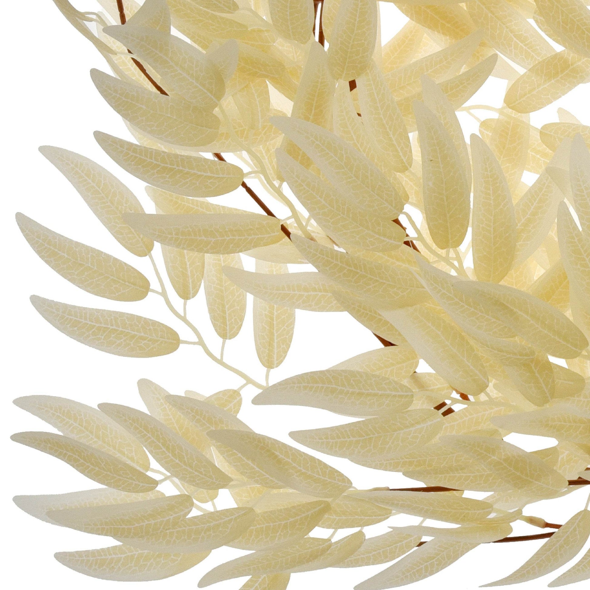 Artificial Champagne Salix Leaf Garland 170cm - Evergreenery