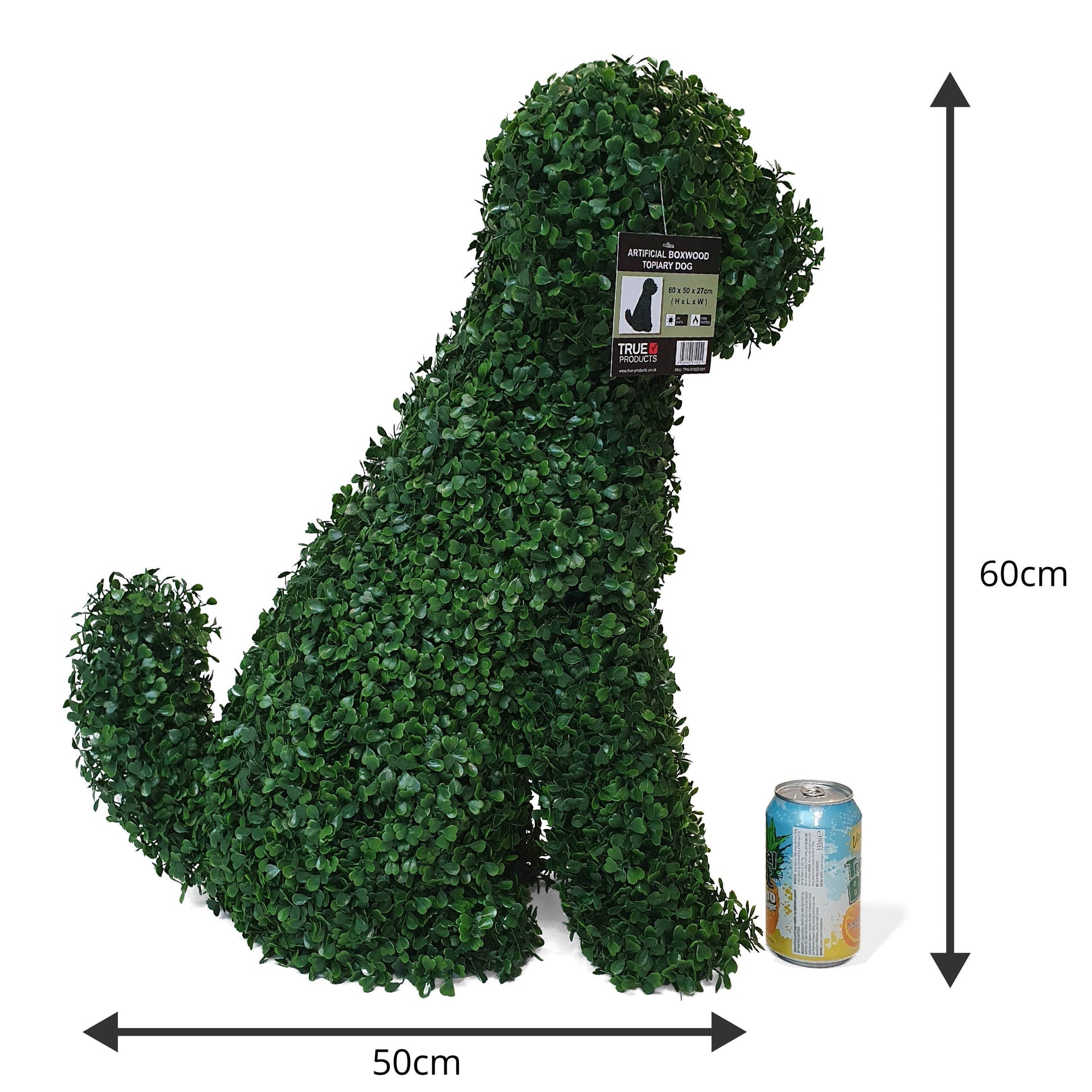 Topiary Dog Artificial Boxwood 60cm - Evergreenery