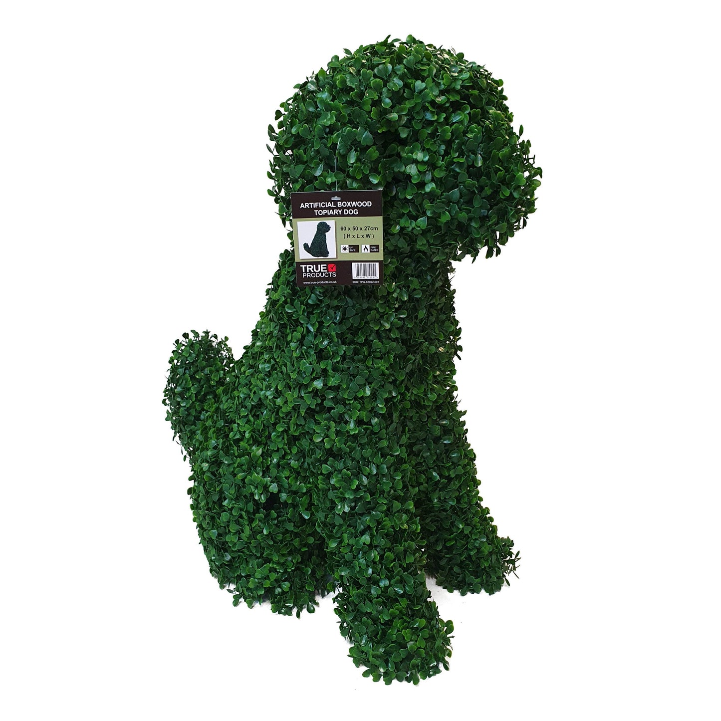 Topiary Dog Artificial Boxwood 60cm - Evergreenery