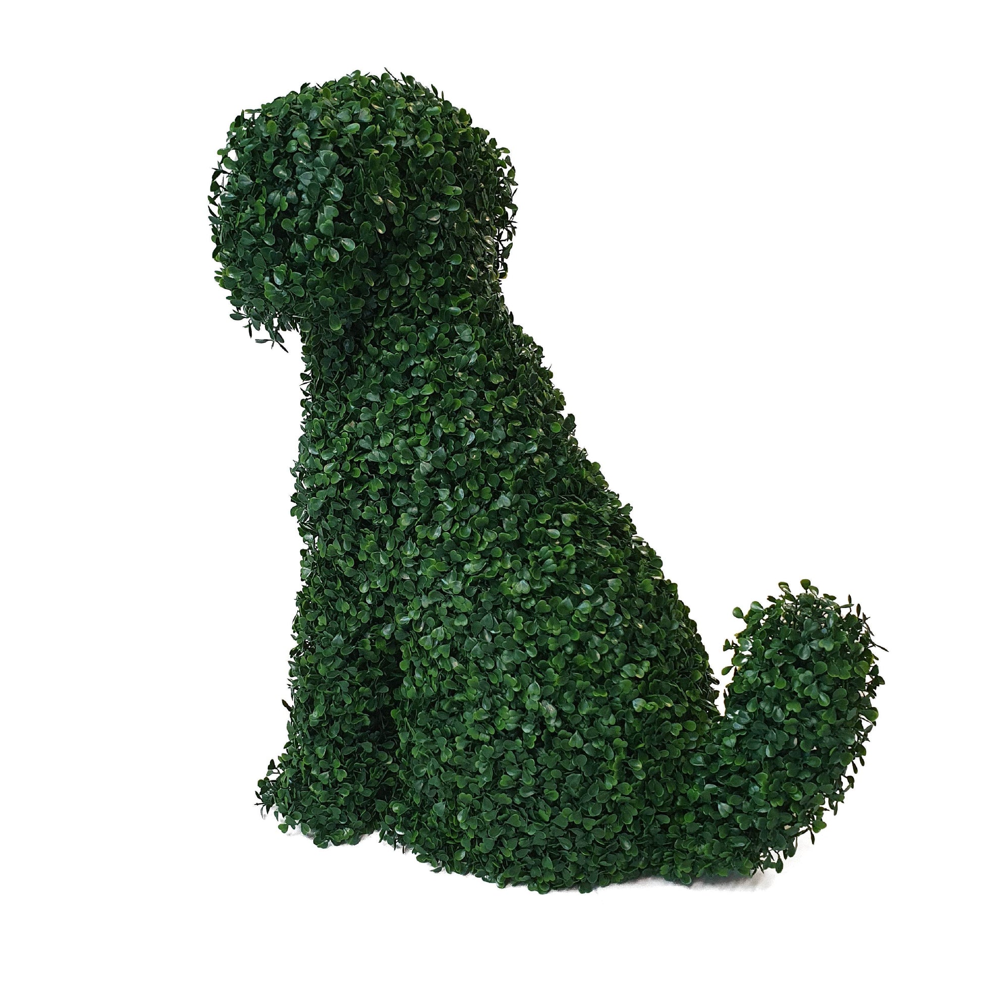 Topiary Dog Artificial Boxwood 60cm - Evergreenery