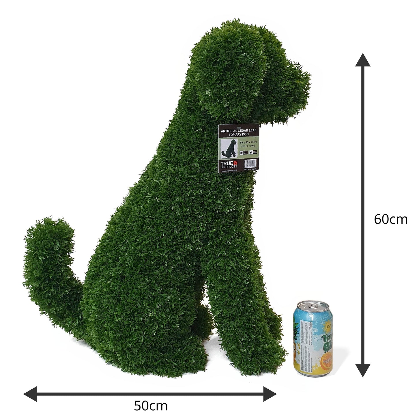 Topiary Dog Artificial Cedar Leaf 60cm - Evergreenery