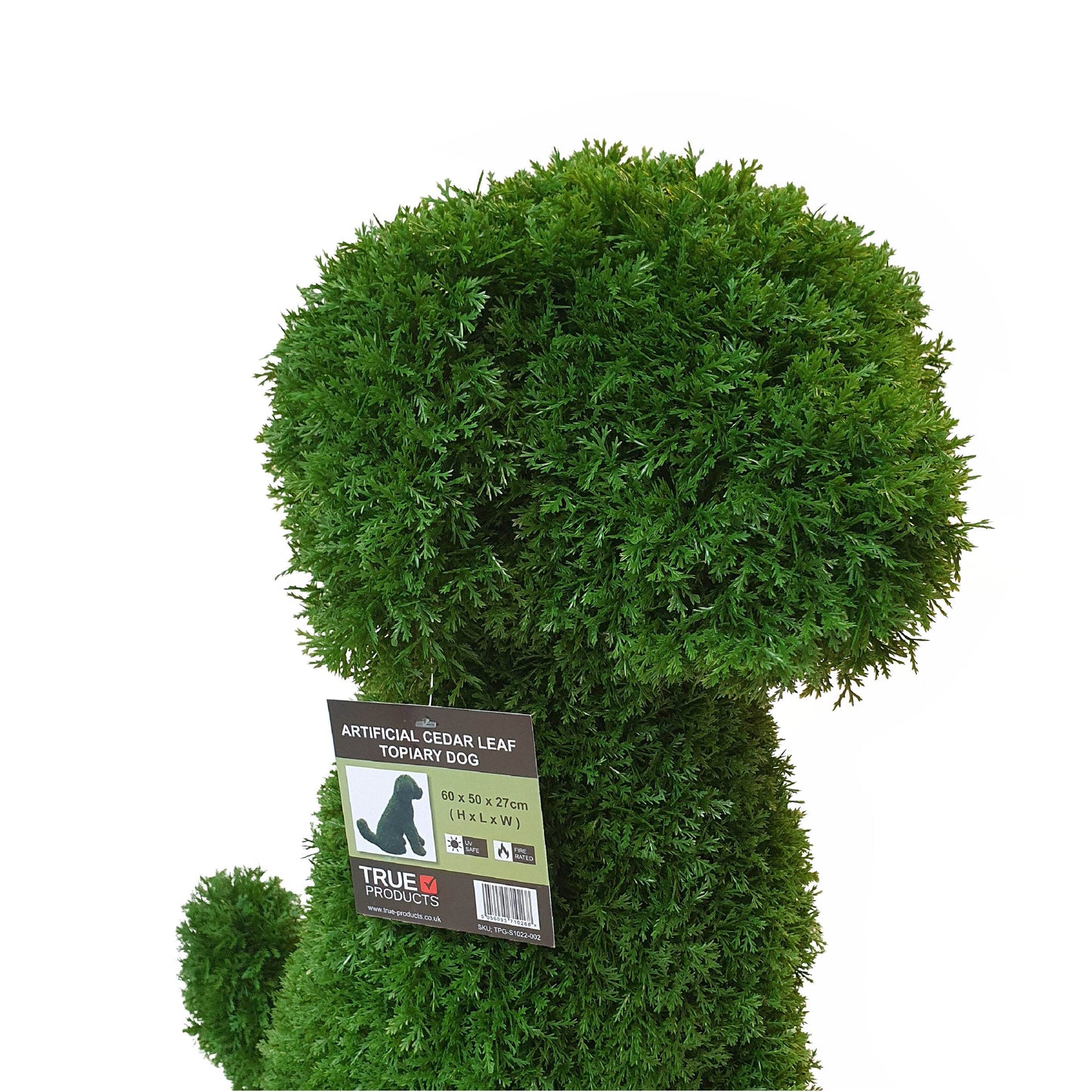 Topiary Dog Artificial Cedar Leaf 60cm - Evergreenery