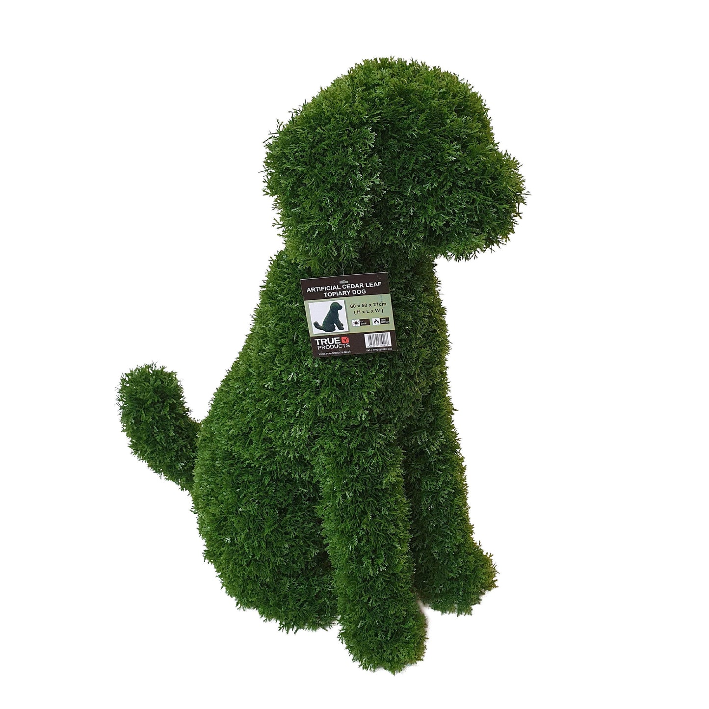 Topiary Dog Artificial Cedar Leaf 60cm - Evergreenery