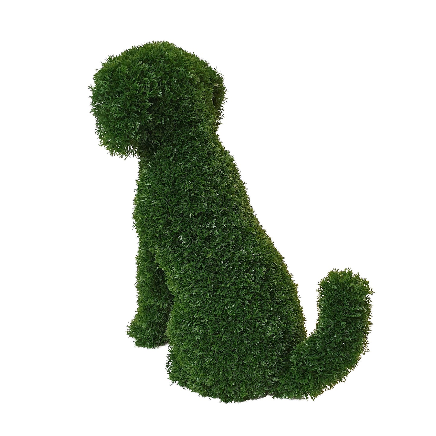 Topiary Dog Artificial Cedar Leaf 60cm - Evergreenery