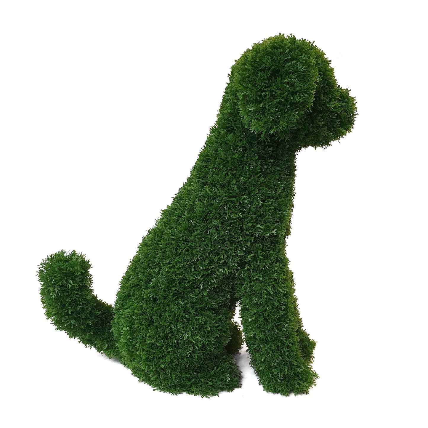 Topiary Dog Artificial Cedar Leaf 60cm - Evergreenery