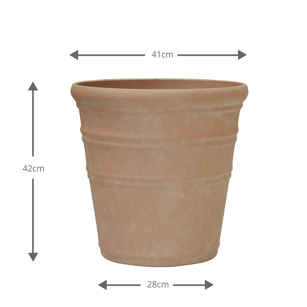 Tuscany Terracotta Effect Planter 42x41cm 32L
