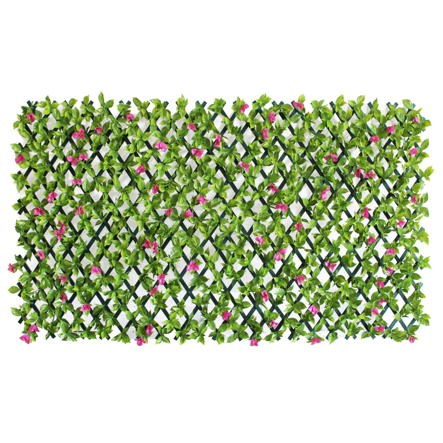 Premium Expanding Trellis Artificial Pink Bougainvillea - 1m x 2m