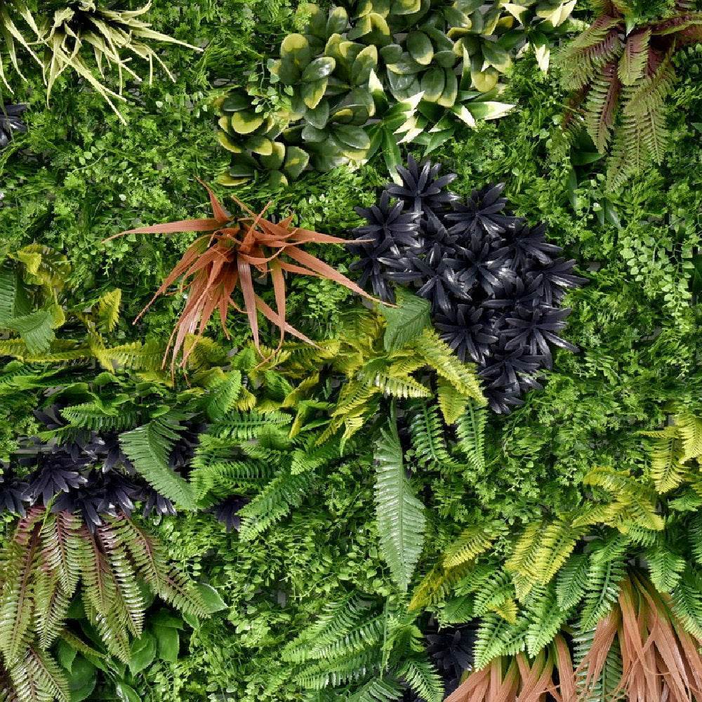 Premium Artificial Plants Green Wall Panel 1m x 1m - Charm A - Evergreenery