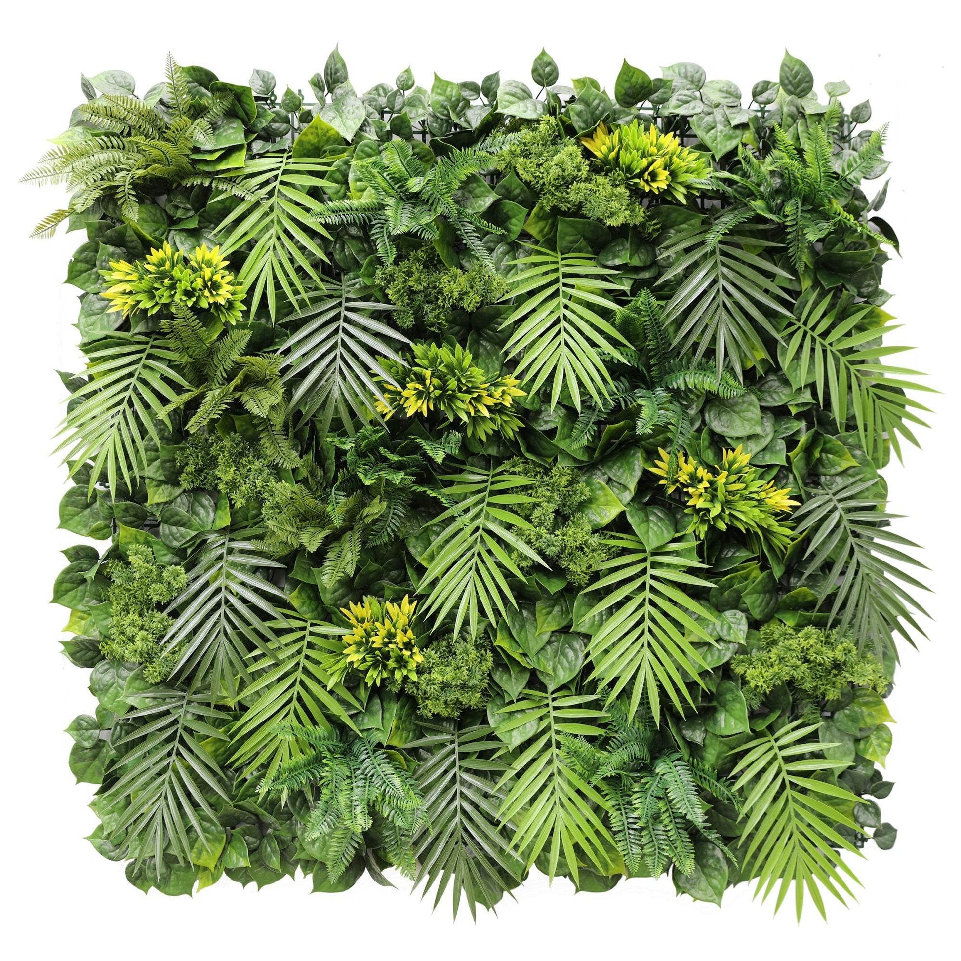 Premium Artificial Plants Green Wall Panel 1m x 1m - Eden - Evergreenery