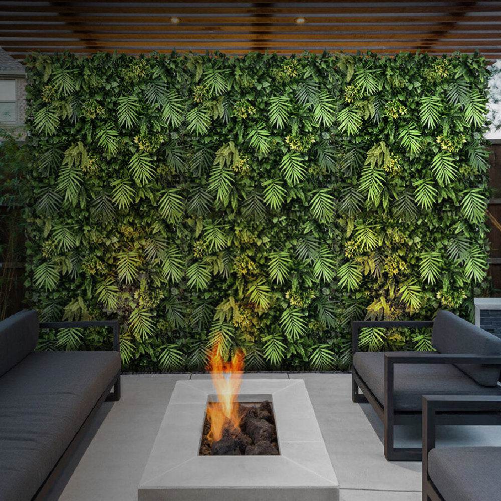 Premium Artificial Plants Green Wall Panel 1m x 1m - Eden - Evergreenery