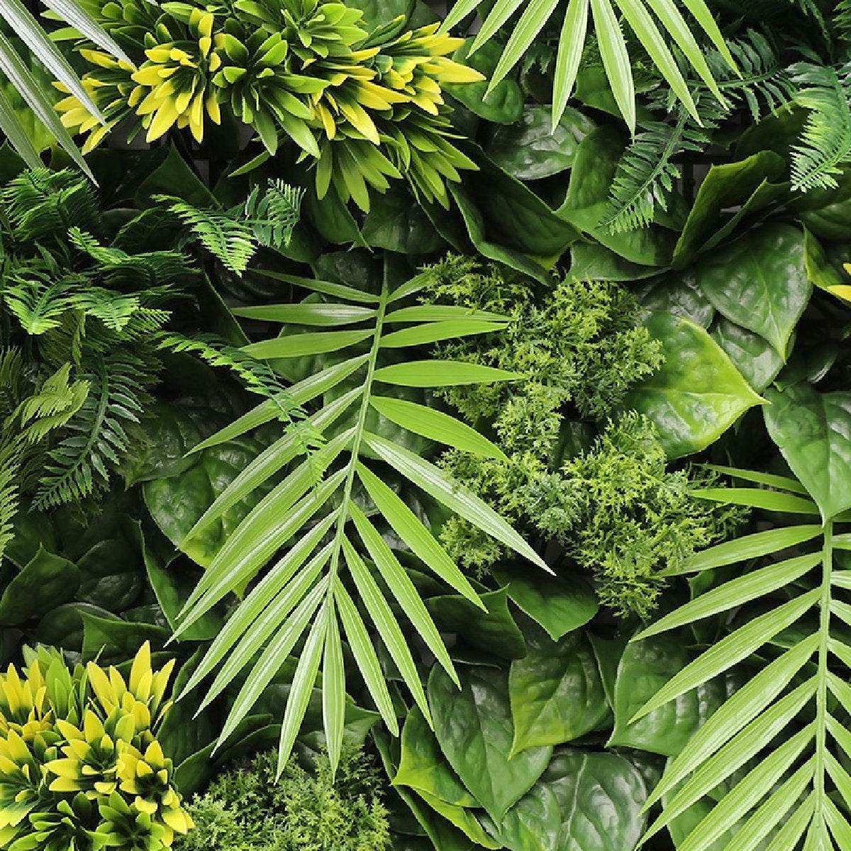 Premium Artificial Plants Green Wall Panel 1m x 1m - Eden - Evergreenery