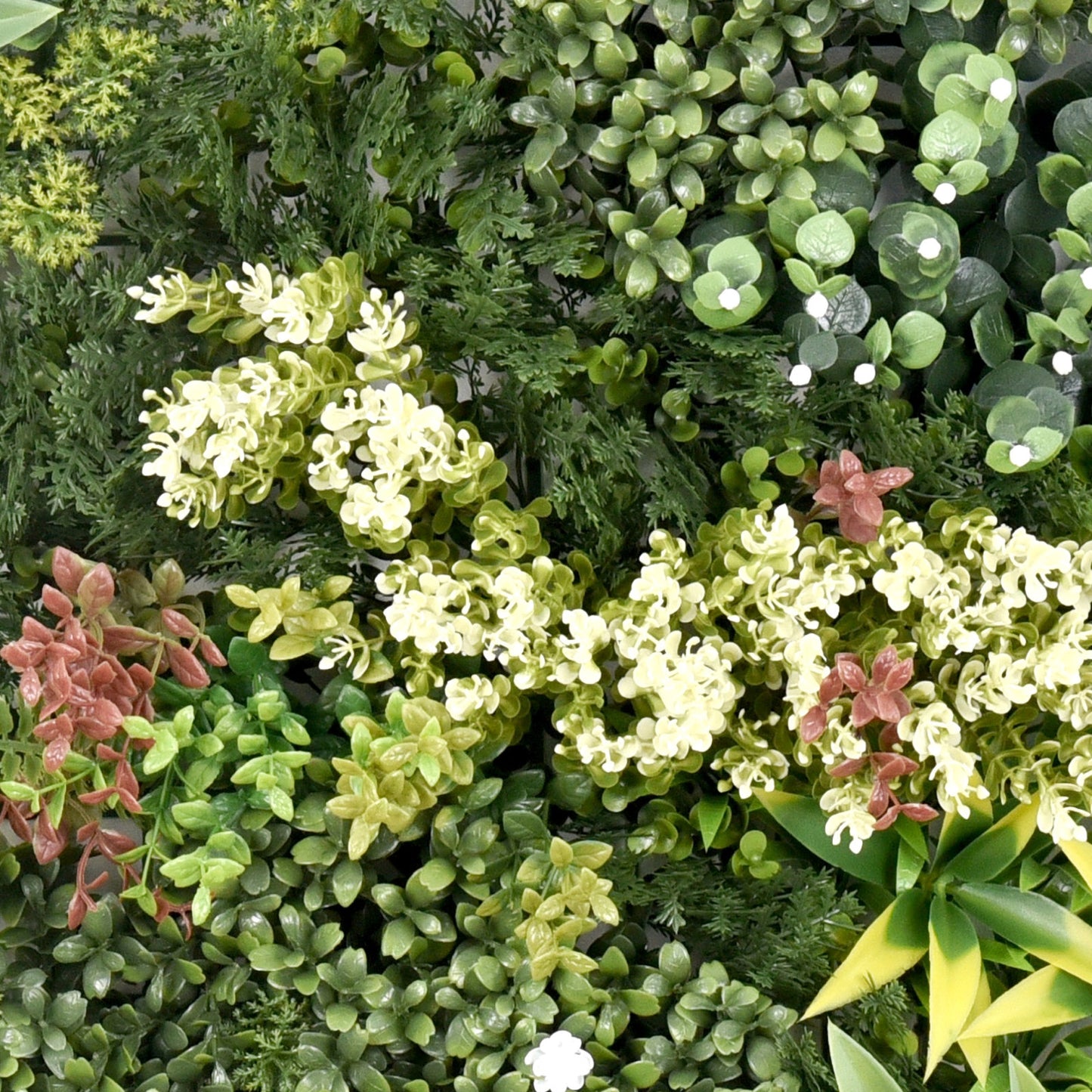 Combo of 3 Aurora Premium Artificial Green Wall Panels 50cm x 50cm