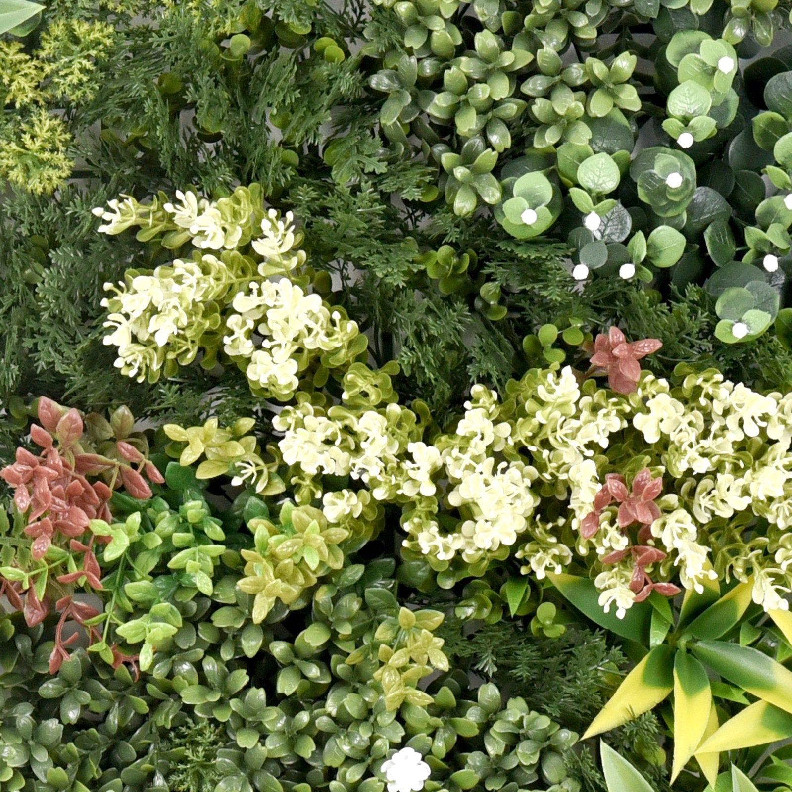 Combo of 3 Aurora Premium Artificial Green Wall Panels 50cm x 50cm