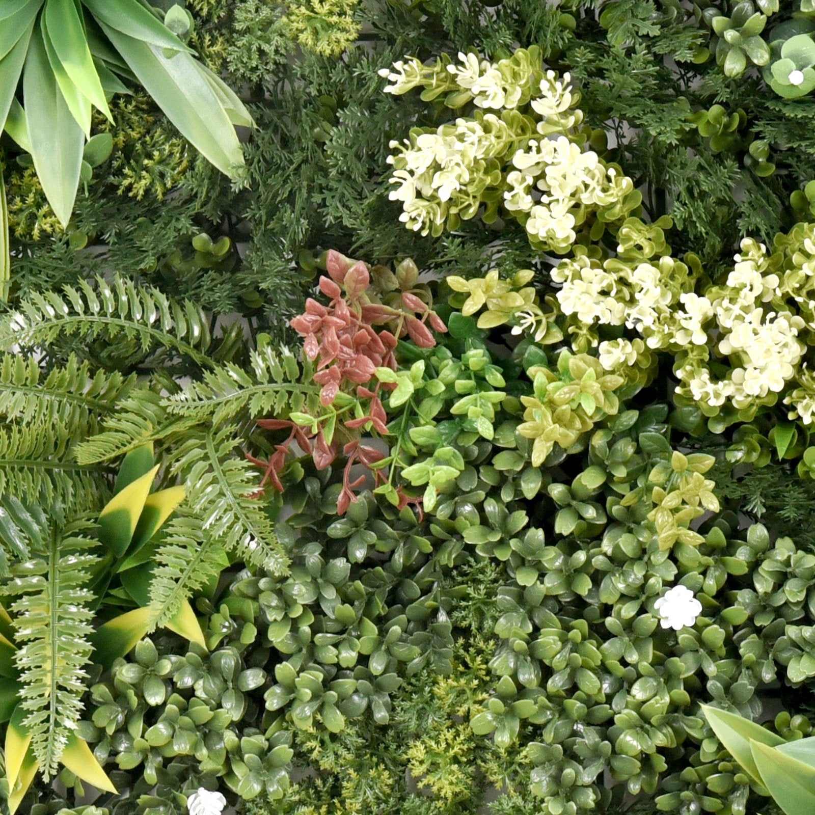Combo of 3 Aurora Premium Artificial Green Wall Panels 50cm x 50cm