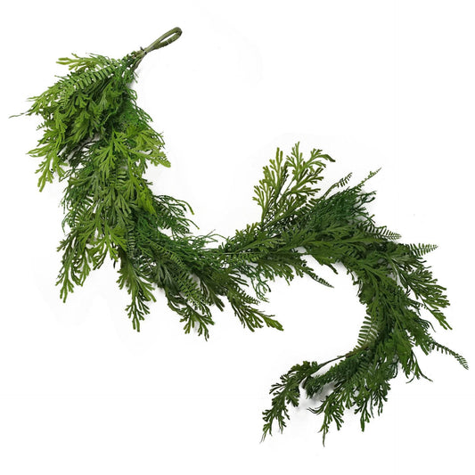 Artificial Hanging Trailing Fern Garland 140cm - Evergreenery
