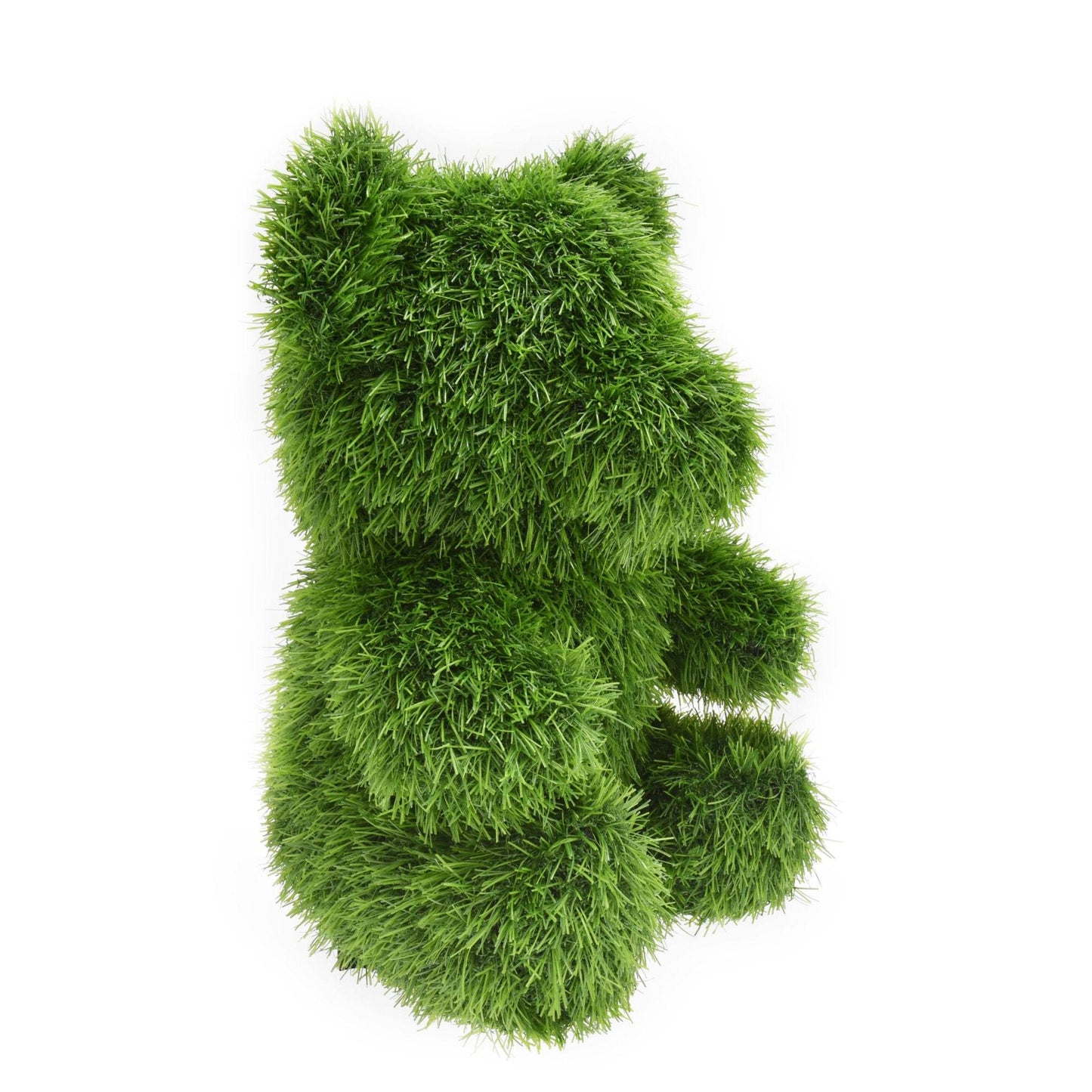 Artificial Grass Topiary Bear 37cm - Evergreenery