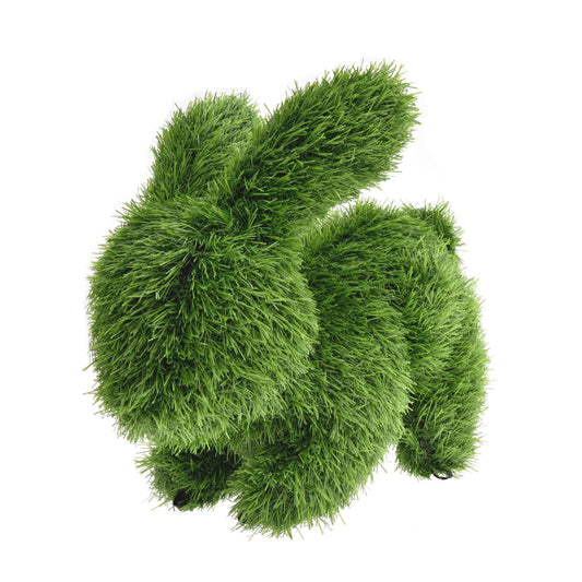 Artificial Grass Topiary Bunny Rabbit 30cm - Evergreenery