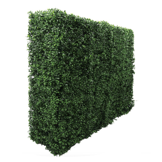 Premium Freestanding Artificial Boxwood Hedge - 108cm x 106cm - Evergreenery