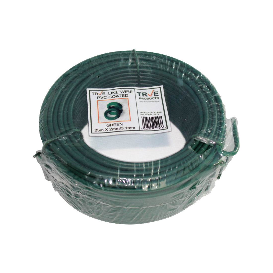Galvanised Line Straining Tension Wire - Green PVC Coated - Evergreenery