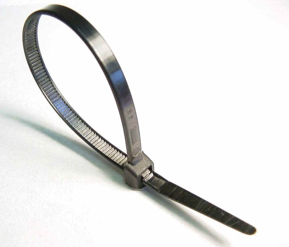 Black Cable Ties - Packs of 100 - Evergreenery