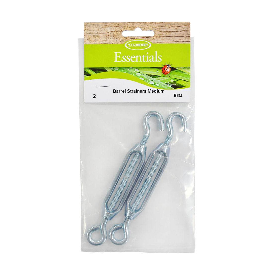 Barrel Strainer Turnbuckle Pack of 2 - Medium or Large - Evergreenery