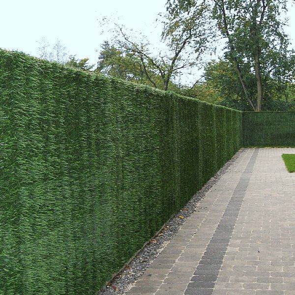 Artificial Conifer Hedge Garden Fence Privacy Screen - Evergreenery