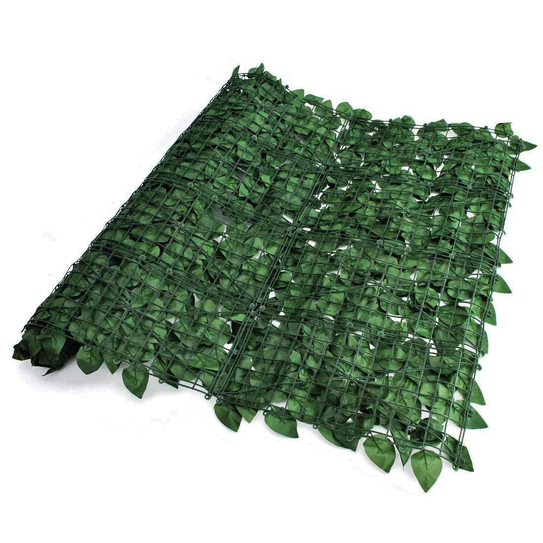 Artificial Ivy Leaf Hedge Garden Fence Privacy Screening - Evergreenery