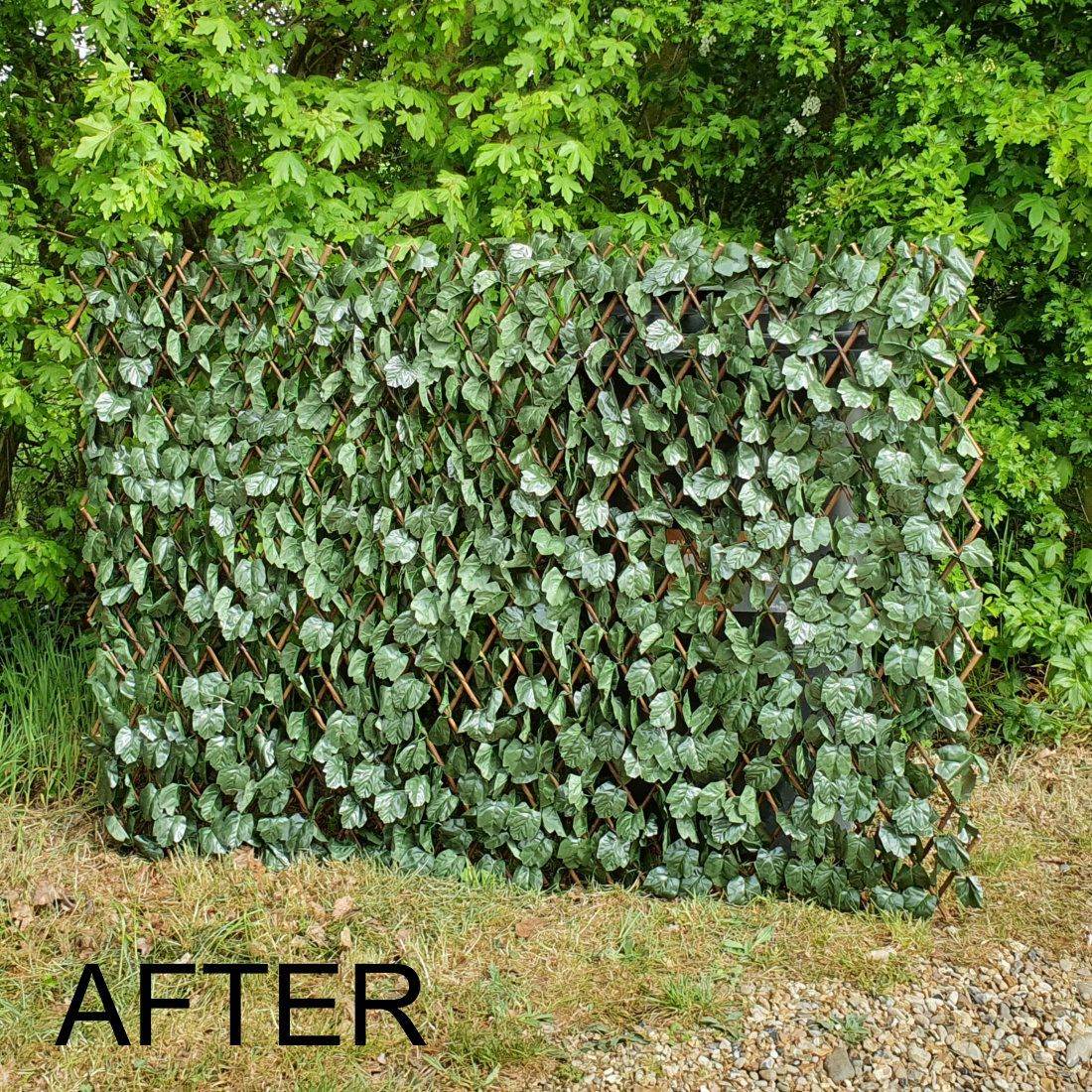 Expanding Willow Trellis Artificial Maple Leaf - 1m x 2m - Evergreenery